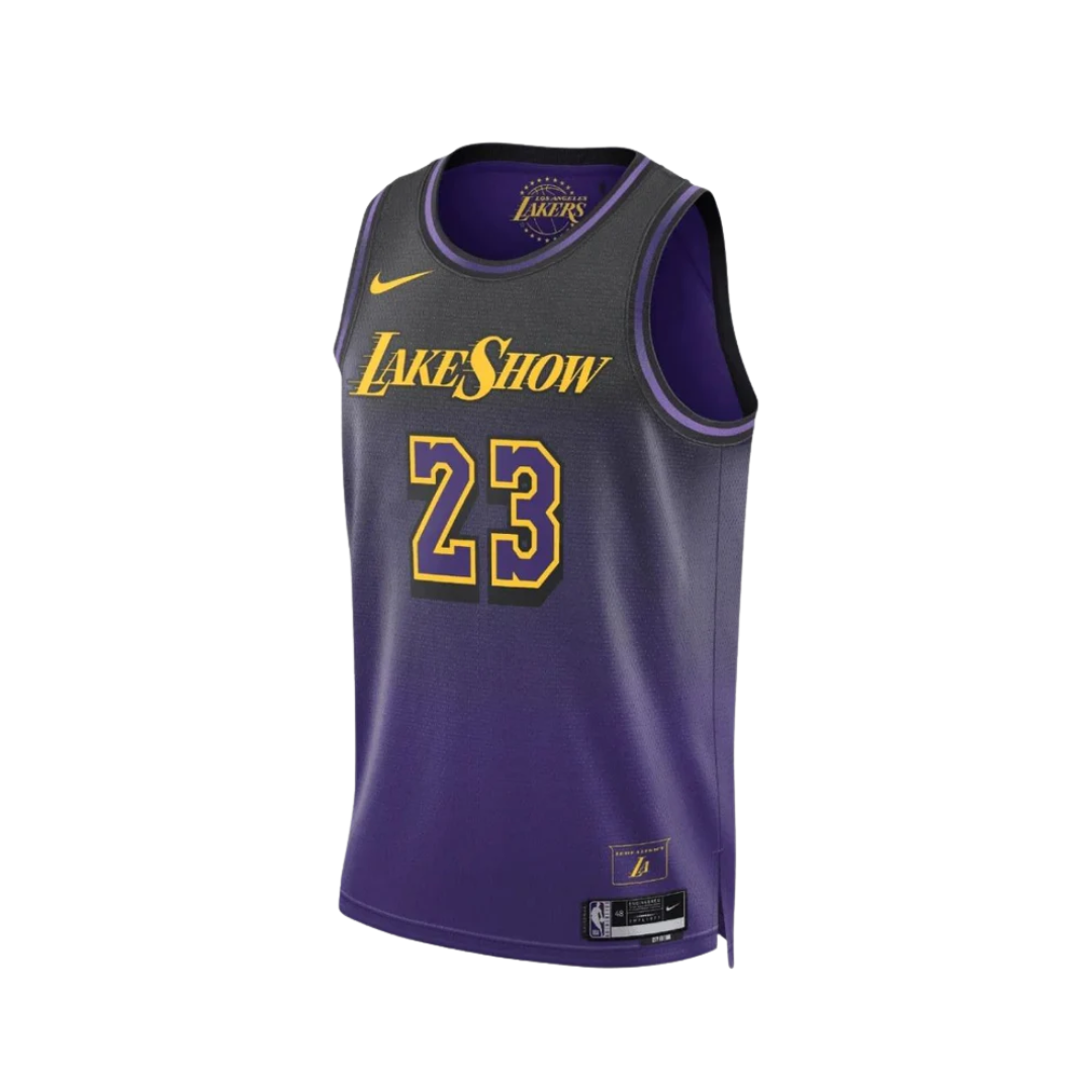 Regata NBA Los Angeles Lakers City Edition Swingman Jersey 24/25 LeBron James 23