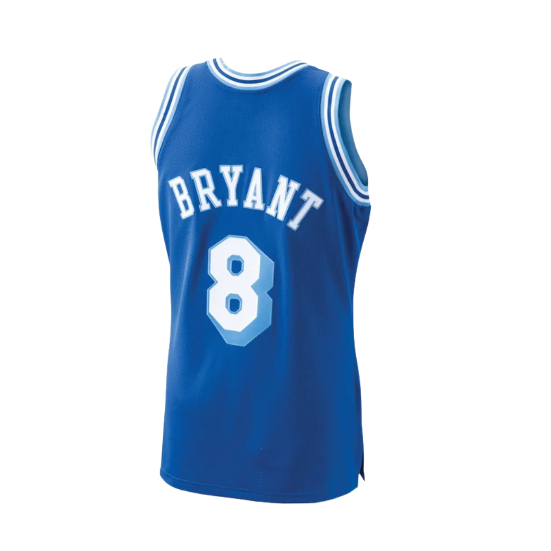 Regata Los Angeles Lakers #8 Kobe Bryant Royal Blue 1996-97 Anniversary Basketball Authentic Jersey