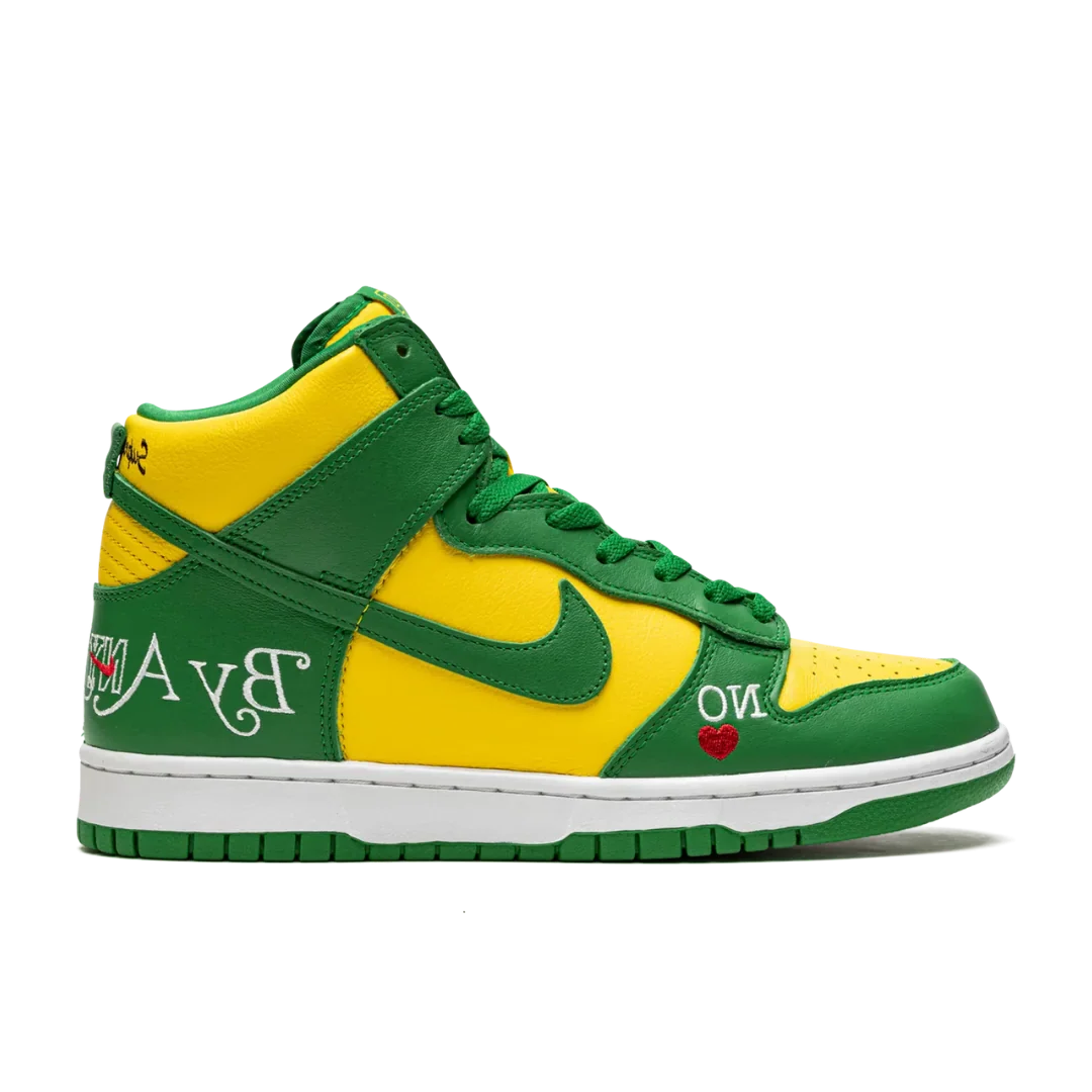 Tênis Nike Dunk High SB 'Supreme By Any Means Brazil'