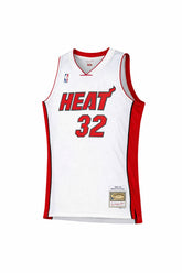 Regata NBA Miami Heat 2005/06 Mitchell & Ness Hardwood Classics Swingman Shaquille O'Neal 32 Branca