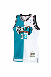 Regata NBA Memphis Grizzlies Ja Morant White Teal Split Two-Tone