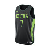 Regata NBA Boston Celtics 24/25 City Edition Swingman Jersey Jaylen Brown 7 Preta