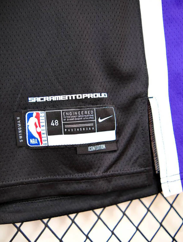 Regata NBA - Sacramento Kings Icon 24/25 Edition Swingman Version