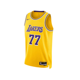 Regata NBA Los Angeles Lakers Icon Edition Swingman Jersey Luka Doncic 77 Amarela