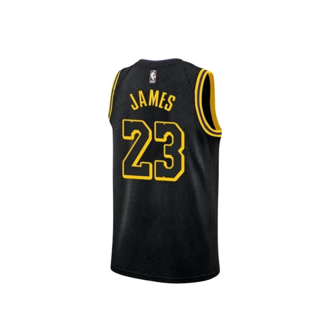 Regata NBA Los Angeles Lakers Black Mamba Edition Jersey LeBron James 23