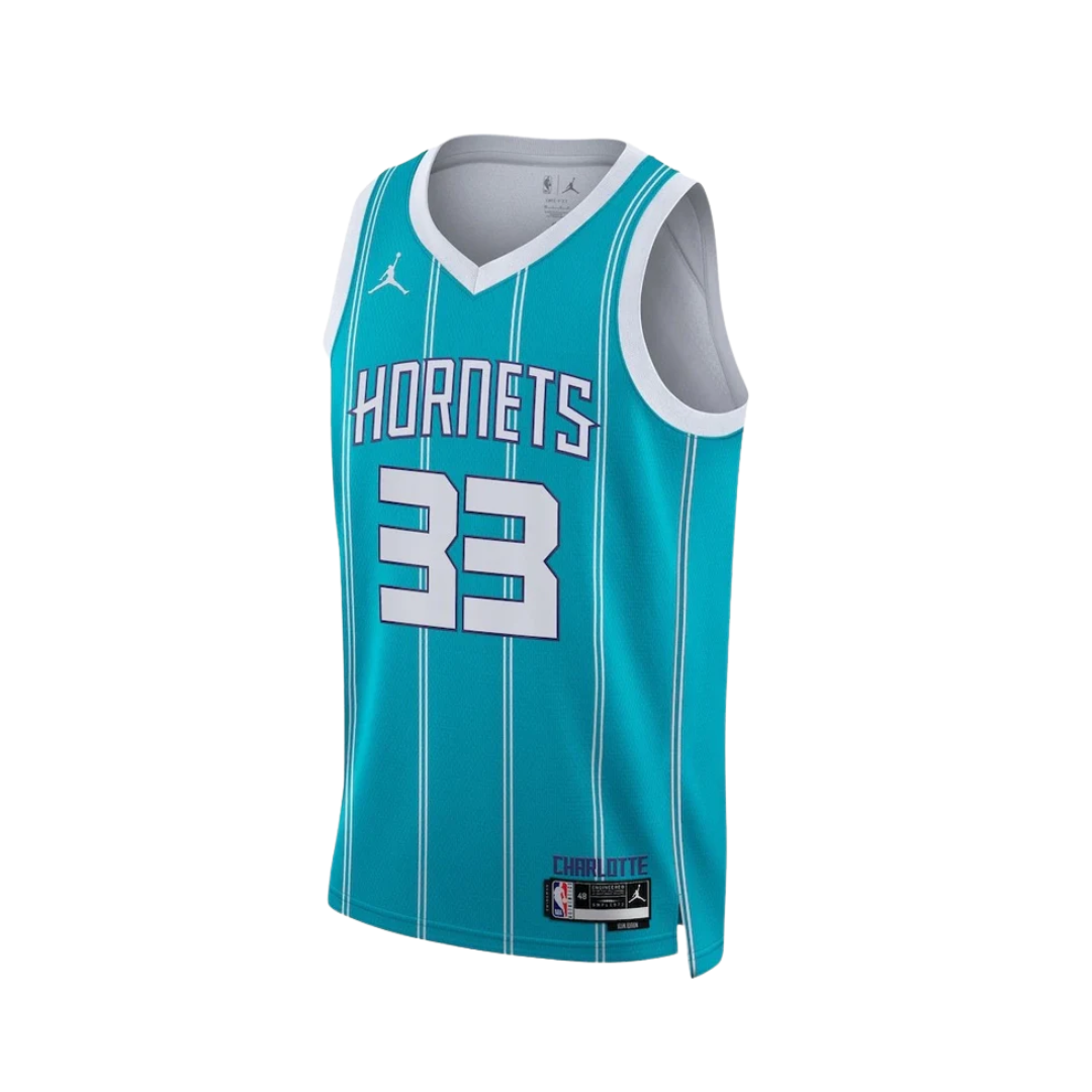 Regata Charlotte Hornets Liam McNeeley Jordan 2025/26 NBA Swingman