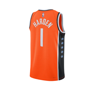 Regata NBA LA Clippers 25/26 City Edition Swingman Jersey James Harden 1 Laranja