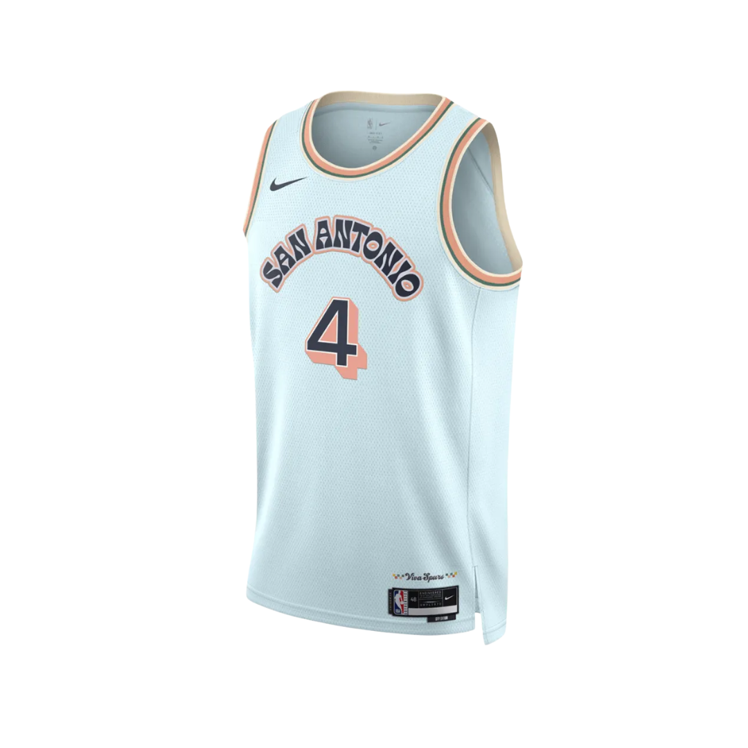 Regata NBA San Antonio Spurs City Edition 24/25 Swingman Jersey De'Aaron Fox 4