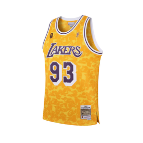 Regata Swingman BAPE X Los Angeles Lakers Mitchell & Ness Hardwood Classics 1993