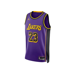 Regata NBA Los Angeles Lakers 25/26 Statement Edition Swingman Jersey LeBron James 23 Roxa