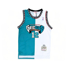 Regata NBA Memphis Grizzlies Ja Morant White Teal Split Two-Tone