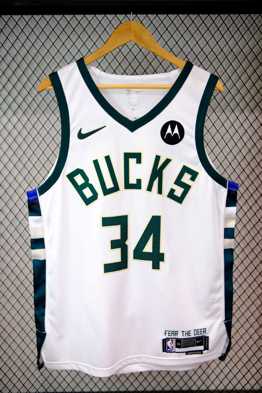 Regata NBA - Milwaukee Bucks Association Edition 24/25 Authentic Version