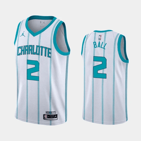 Regata NBA Charlotte Hornets Jordan Swingman Jersey Association Edition Ball 2