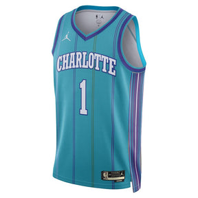 Regata NBA Charlotte Hornets Jordan Classic Edition 23/24 Swingman Jersey LaMelo Ball 1 Verde