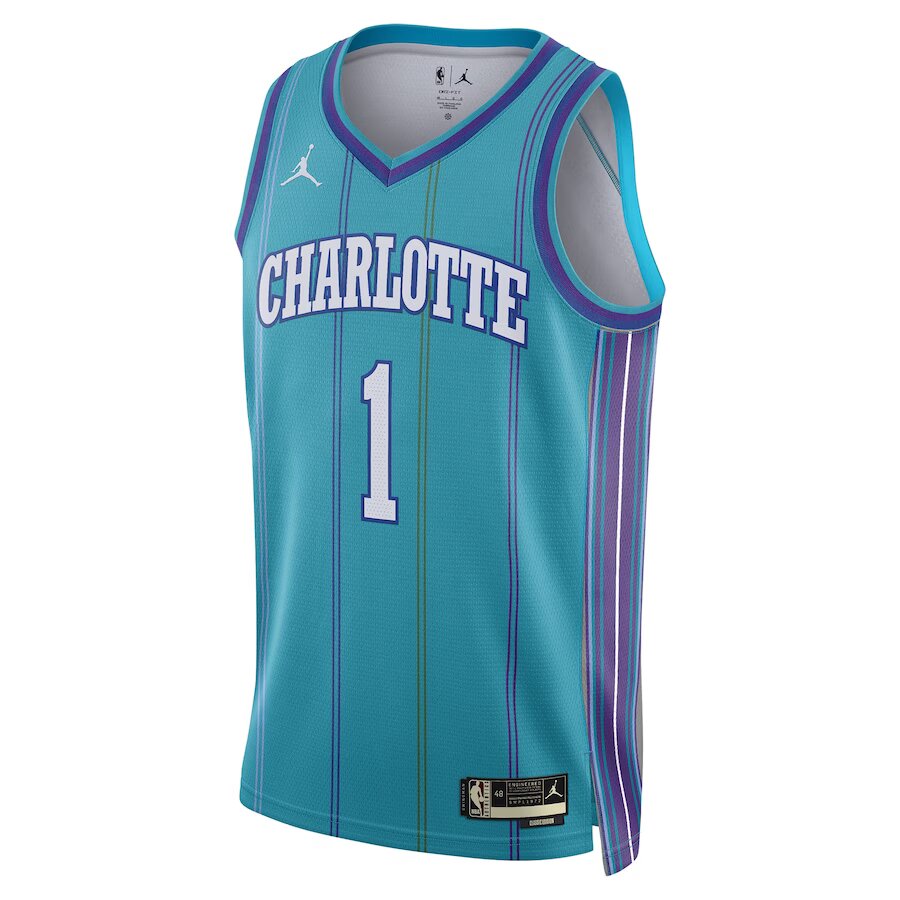 Regata NBA Charlotte Hornets Jordan Classic Edition 23/24 Swingman Jersey LaMelo Ball 1 Verde