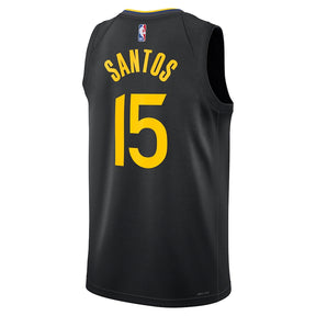 Regata NBA Golden State Warriors Jordan Statement Edition 24/25 Swingman Jersey Gui Santos 15 Preta