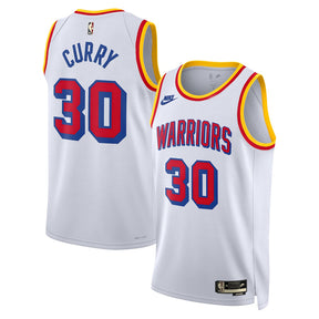 Regata NBA Golden State Warriors Classic Edition 24/25 Swingman Jersey Stephen Curry 30 Branca
