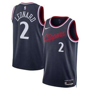 Regata NBA Los Angeles Clippers 24/25 Icon Edition Jersey Kawhi Leonard 2 Navy