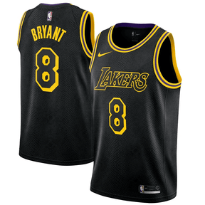 Regata NBA Los Angeles Lakers Black Mamba Edition Jersey Kobe Bryant 8