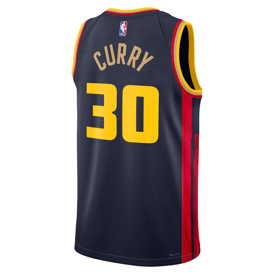 Regata NBA Golden State Warriors Navy City Edition 24/25 Swingman Jersey  Stephen Curry 30
