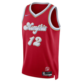 Regata NBA Memphis Grizzlies 23/24 City Edition Swingman Jersey Ja Morant 12 Vermelha