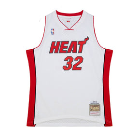 Regata NBA Miami Heat 2005/06 Mitchell & Ness Hardwood Classics Swingman Shaquille O'Neal 32 Branca
