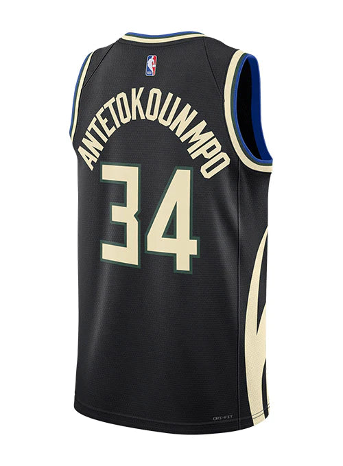 Regata NBA Milwaukee Bucks Jordan Statement Edition Swingman Jersey Giannis Antetokounmpo 34