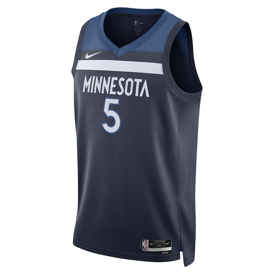 Regata NBA Minnesota Timberwolves Icon Edition Swingman Jersey Anthony Edwards 5 Azul