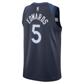 Regata NBA Minnesota Timberwolves Icon Edition Swingman Jersey Anthony Edwards 5 Azul