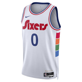 Regata NBA Philadelphia 76ers City Edition 24/25 Swingman Jersey Branca Tyrese Maxey 0