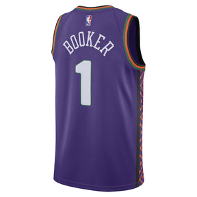 Regata NBA Phoenix Suns City Edition 24/25 Swingman Jersey Devin Booker 1 Roxa
