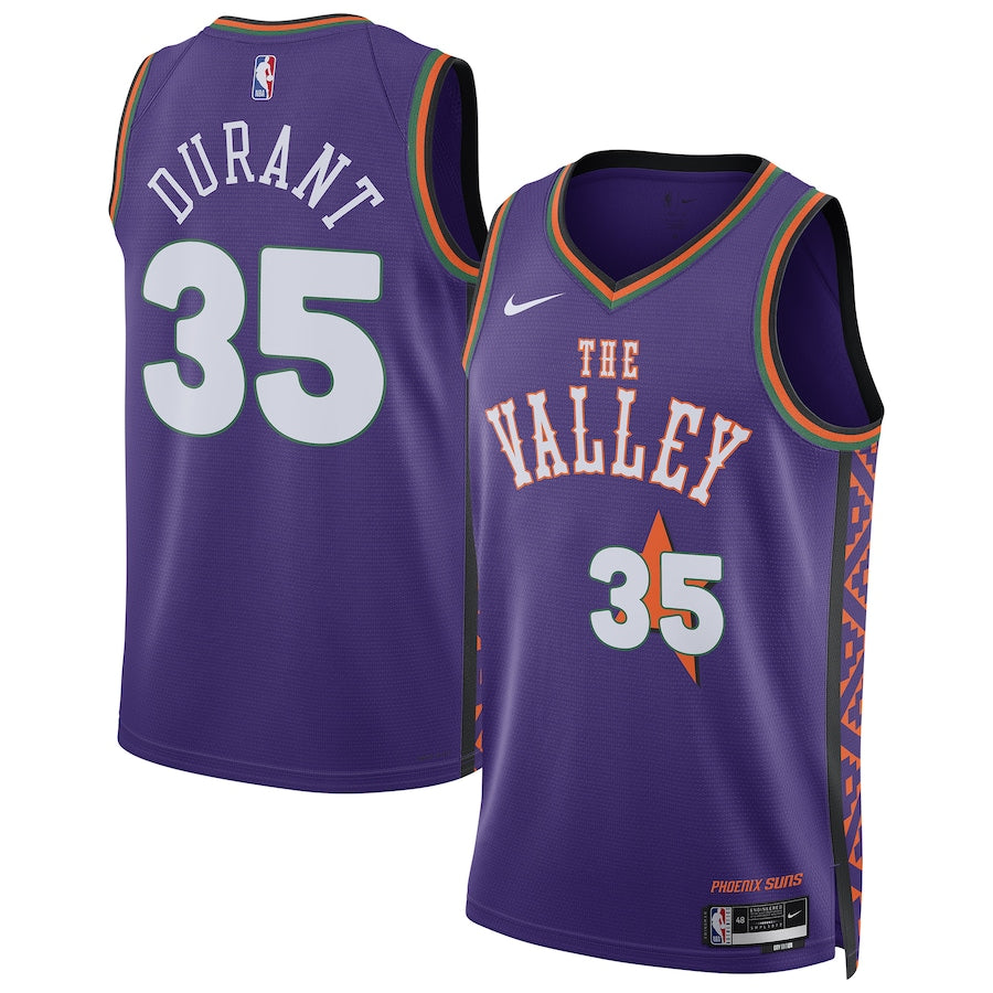 Regata NBA Phoenix Suns City Edition 24/25 Swingman Jersey Kevin Durant 35 Roxa