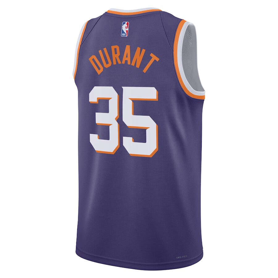 Regata NBA Phoenix Suns Icon Edition Swingman Jersey Roxa Kevin Durant 35