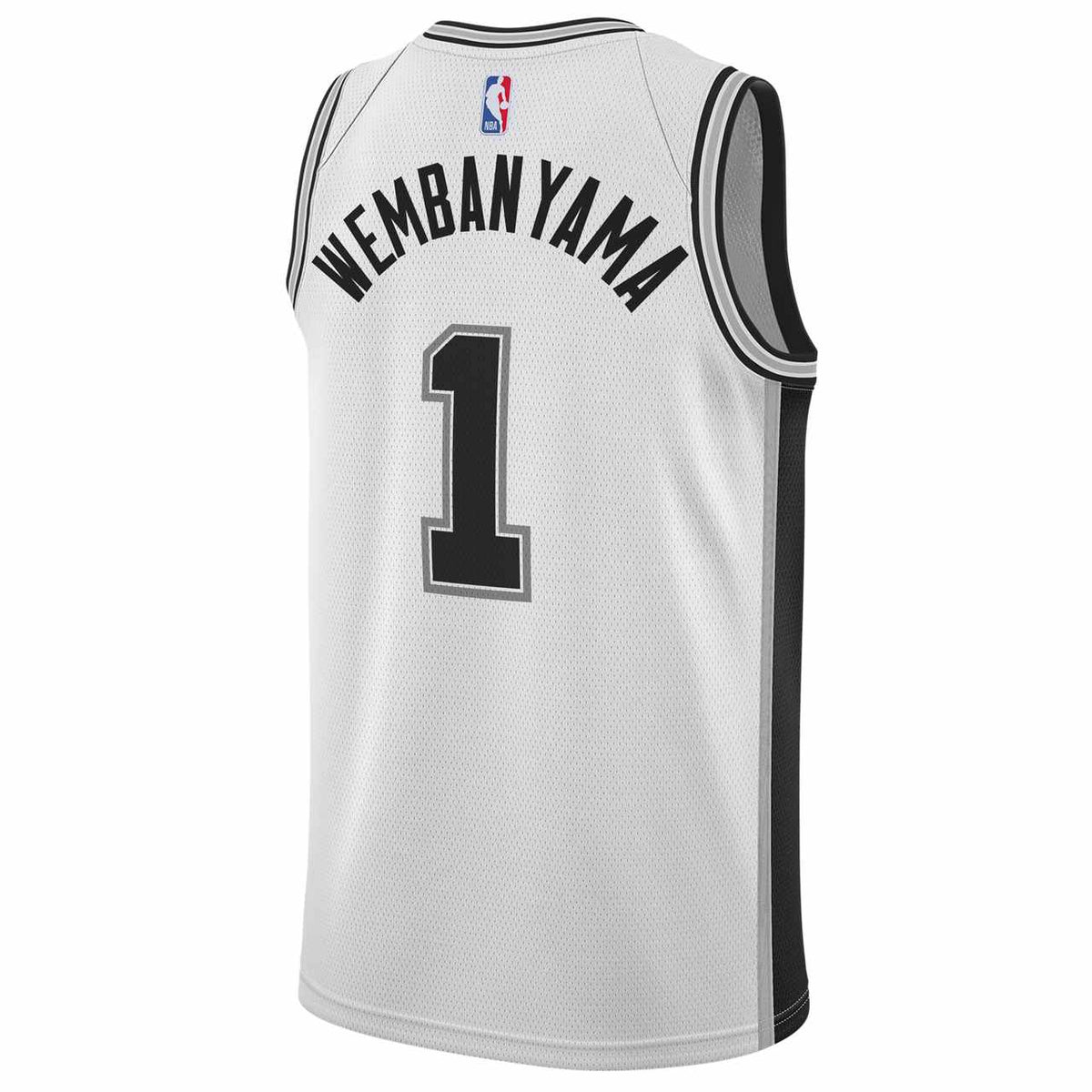 Regata NBA San Antonio Spurs Association Edition 23/24 Swingman Jersey Victor Wembanyama 1 Branca