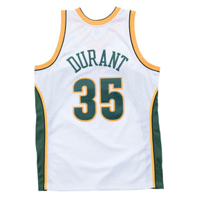 Regata NBA Seattle SuperSonics 2007/08 Home Mitchell & Ness Hardwood Classics Swingman Branca Kevin Durant 35