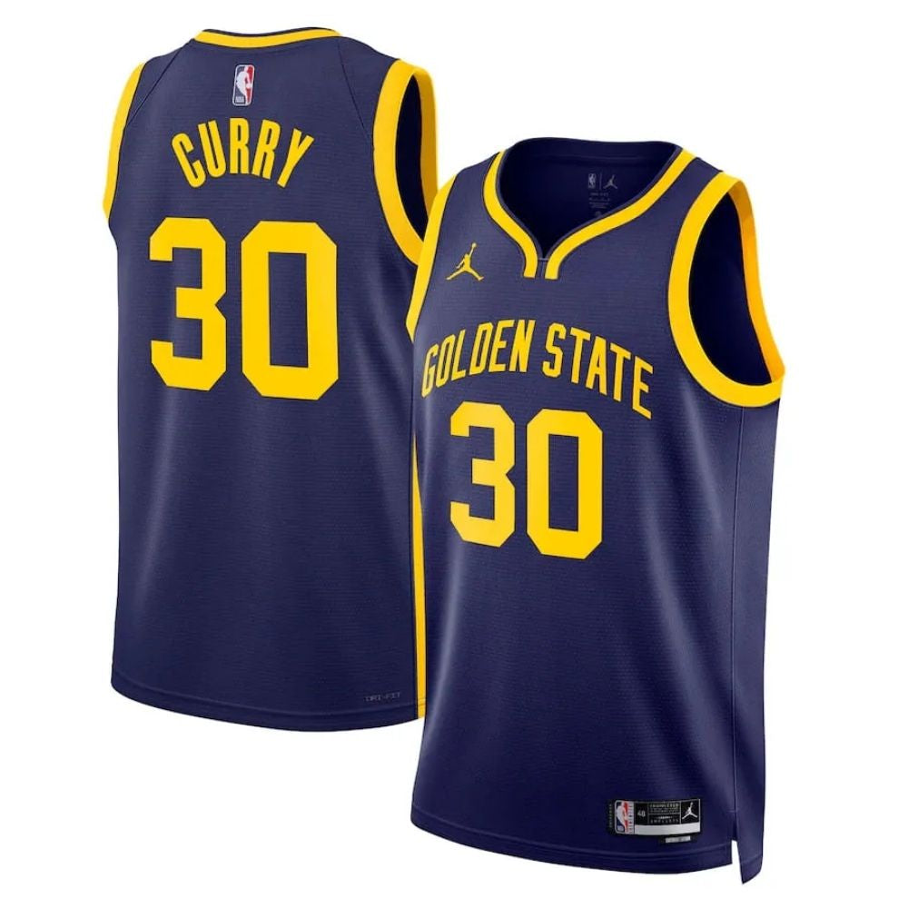 Regata NBA Golden State Warriors Jordan Statement Edition 22/23 Swingman Jersey Curry 30