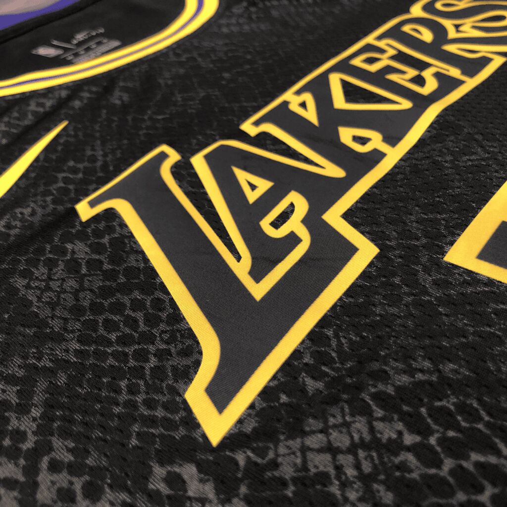 Regata NBA Los Angeles Lakers Black Mamba Edition Jersey LeBron James 23