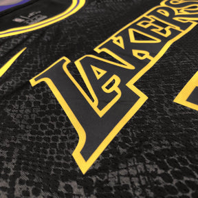 Regata NBA Los Angeles Lakers Black Mamba Edition Jersey LeBron James 23
