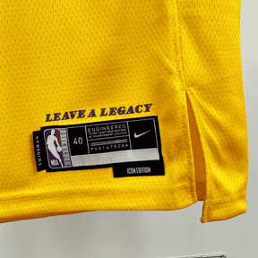 Regata NBA Los Angeles Lakers Icon Edition Swingman Jersey Luka Doncic 77 Amarela