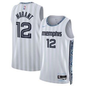 Regata NBA Memphis Grizzlies 25/26 City Edition Swingman Jersey Ja Morant 12 Branca