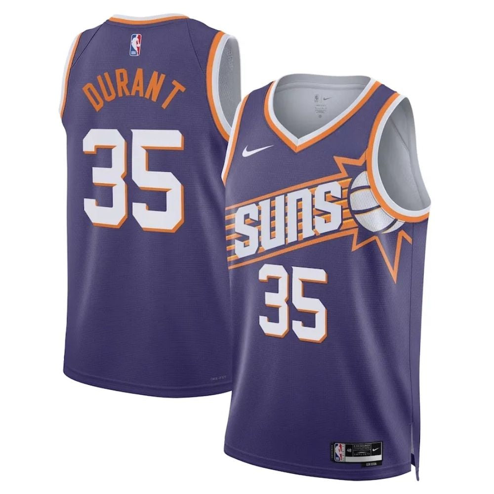 Regata NBA Phoenix Suns Icon Edition Swingman Jersey Roxa Kevin Durant 35