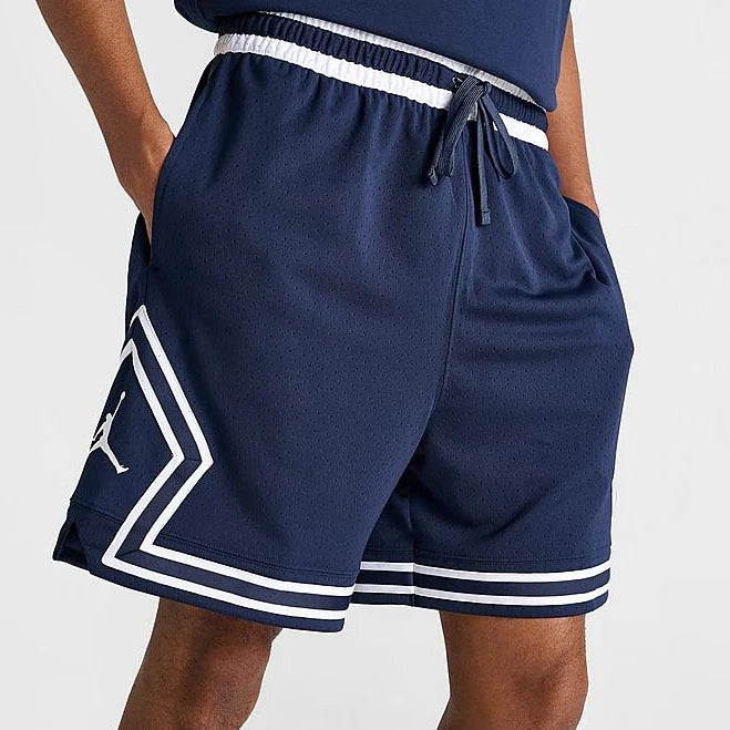 Shorts Nike Jordan Sports Dri-Fit Masculino Malha Diamante Azul Marinho